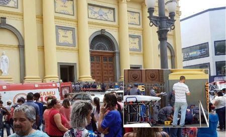 Más de cinco muertos por un tiroteo en una catedral de Sao Paulo